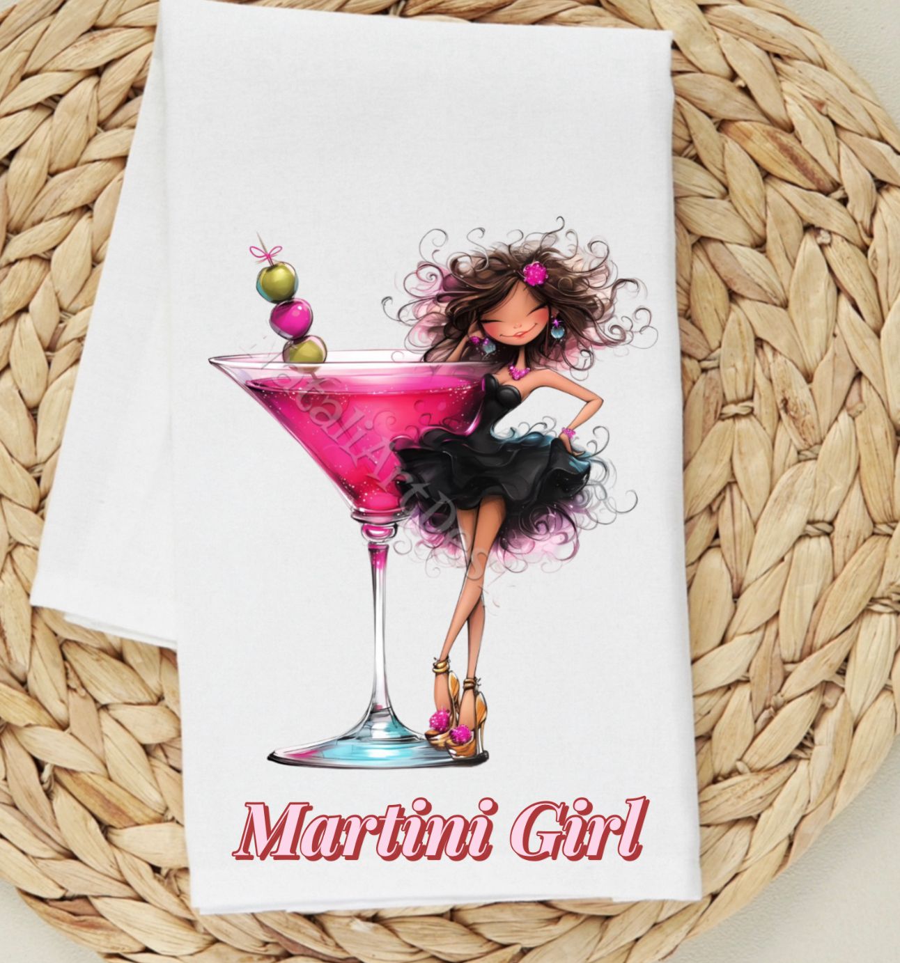 MARTINI GIRL TOWEL