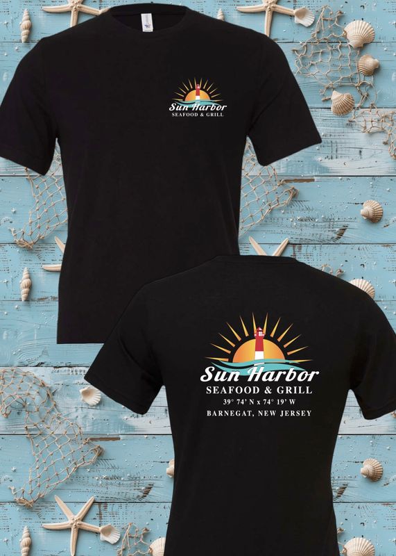 SUN HARBOR T-SHIRT / BLACK