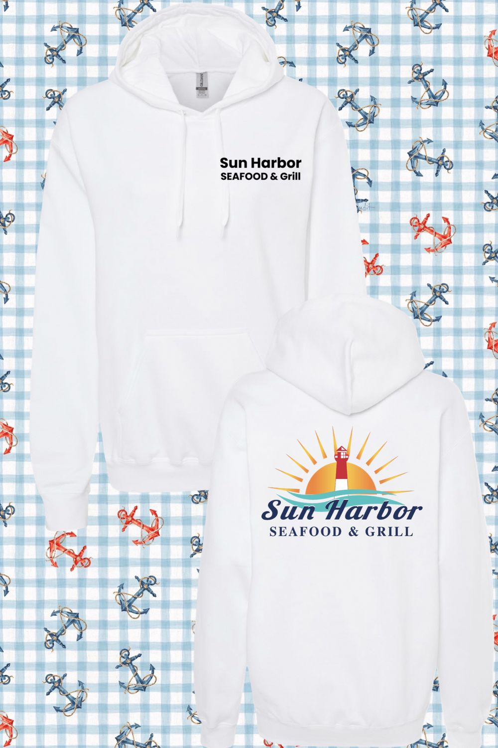 SUN HARBOR SWEATSHIRT / WHITE