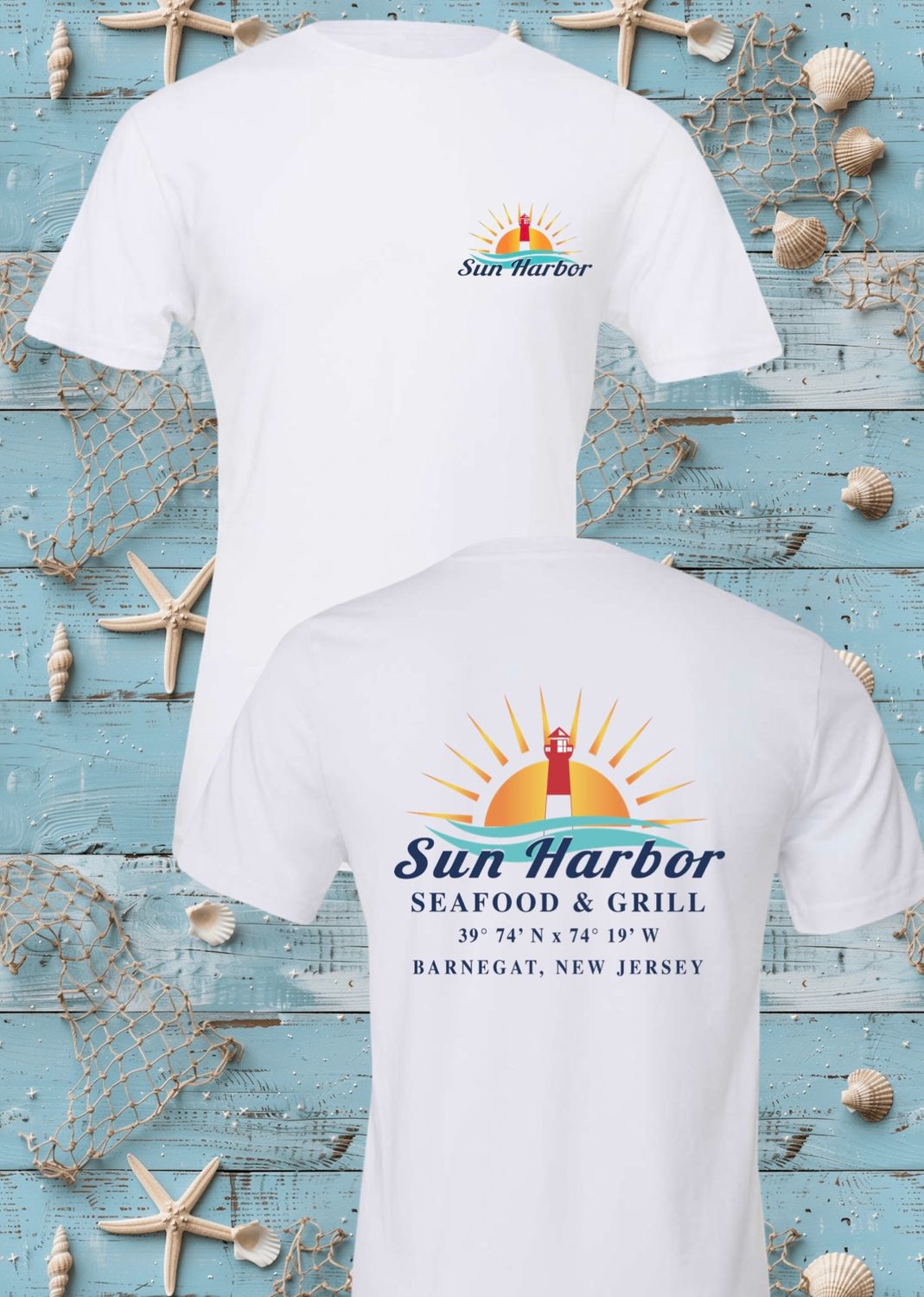 SUN HARBOR T-SHIRT / WHITE