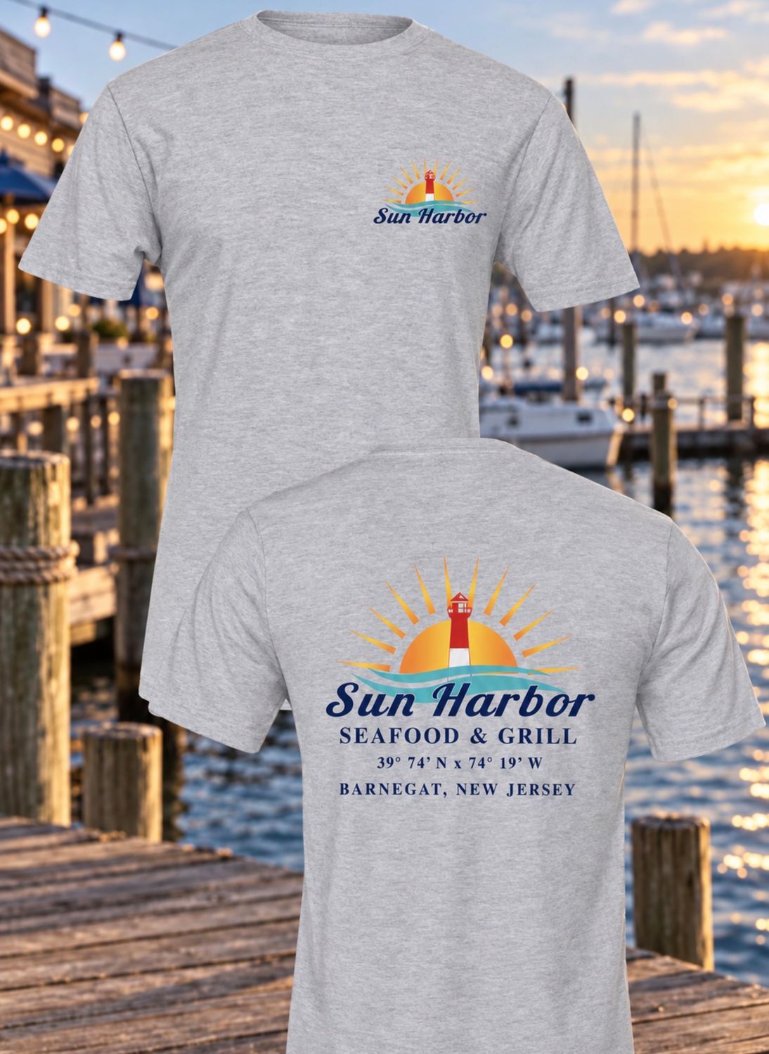 SUN HARBOR T-SHIRT / SPORT GRAY