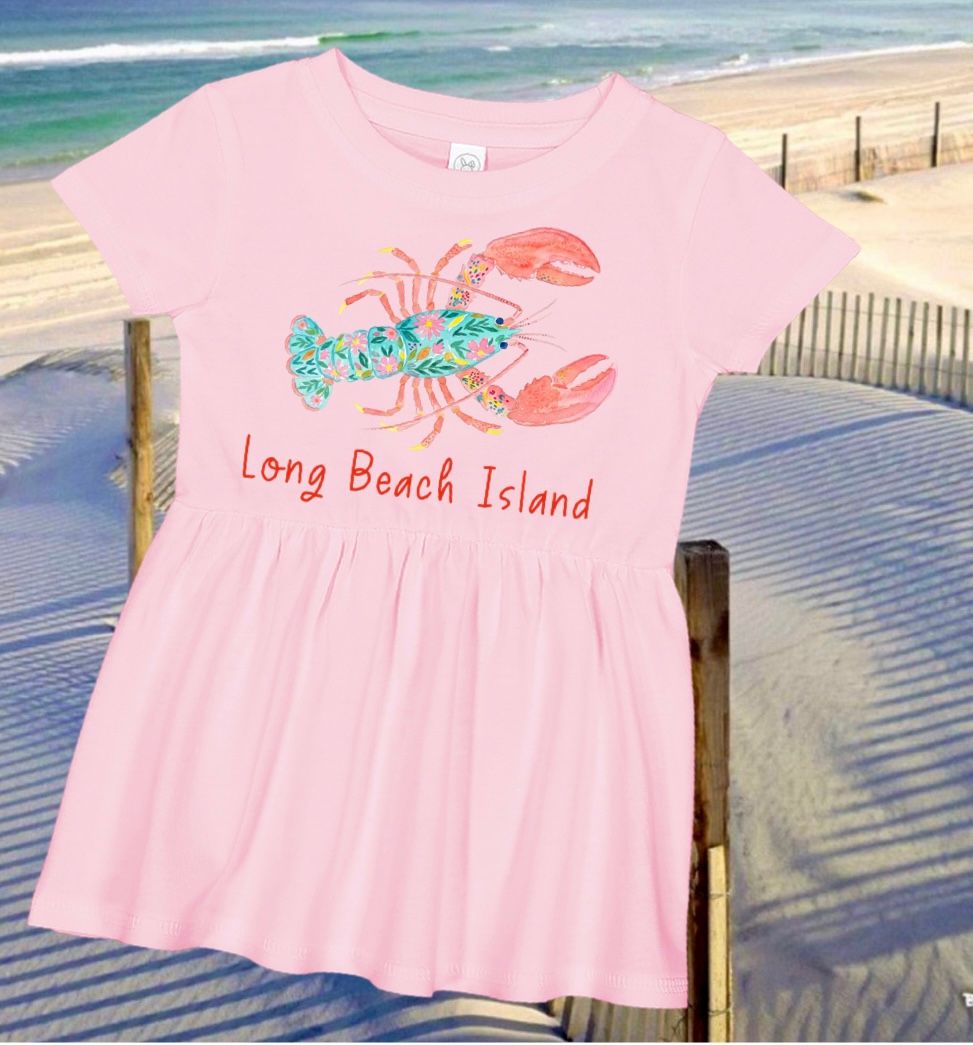 CHILDREN’S FLORAL LOBSTER DRESS