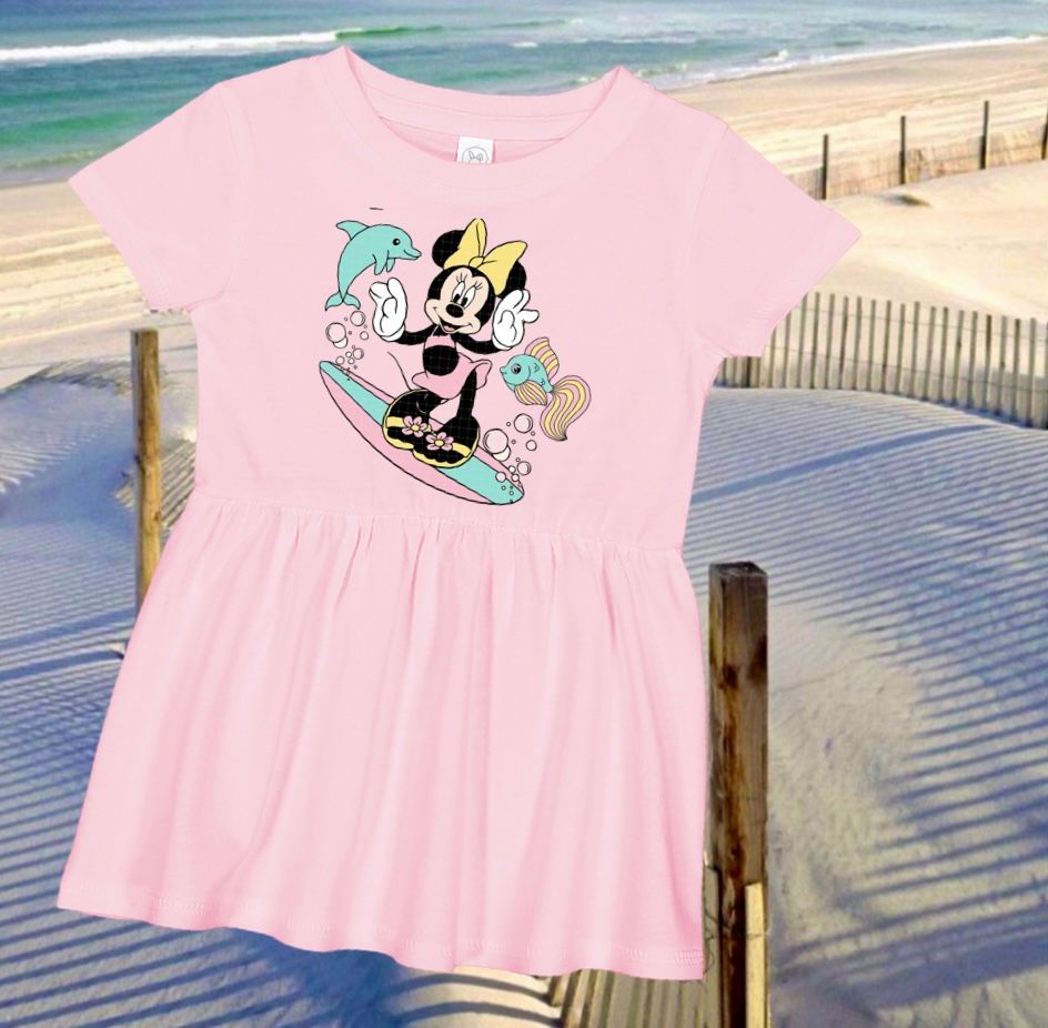 CHILDREN’S MINI MOUSE AT THE BEACH