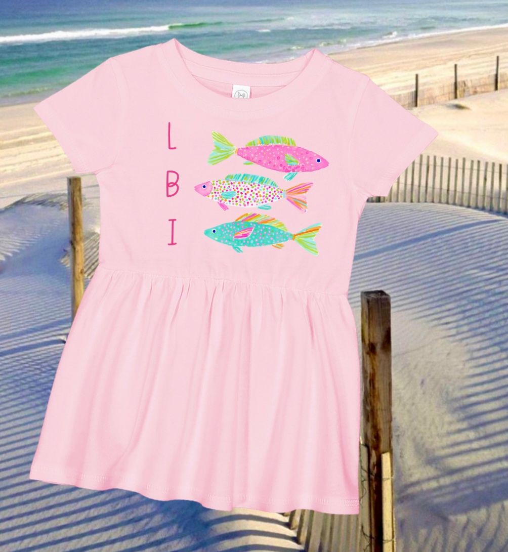 CHILDREN’S FLORAL FISH DRESS