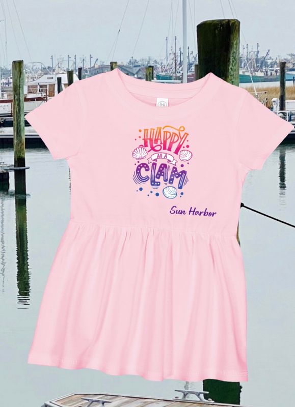 CHILDREN’S SUN HARBOR HAPPY AS A CLAM DRESS