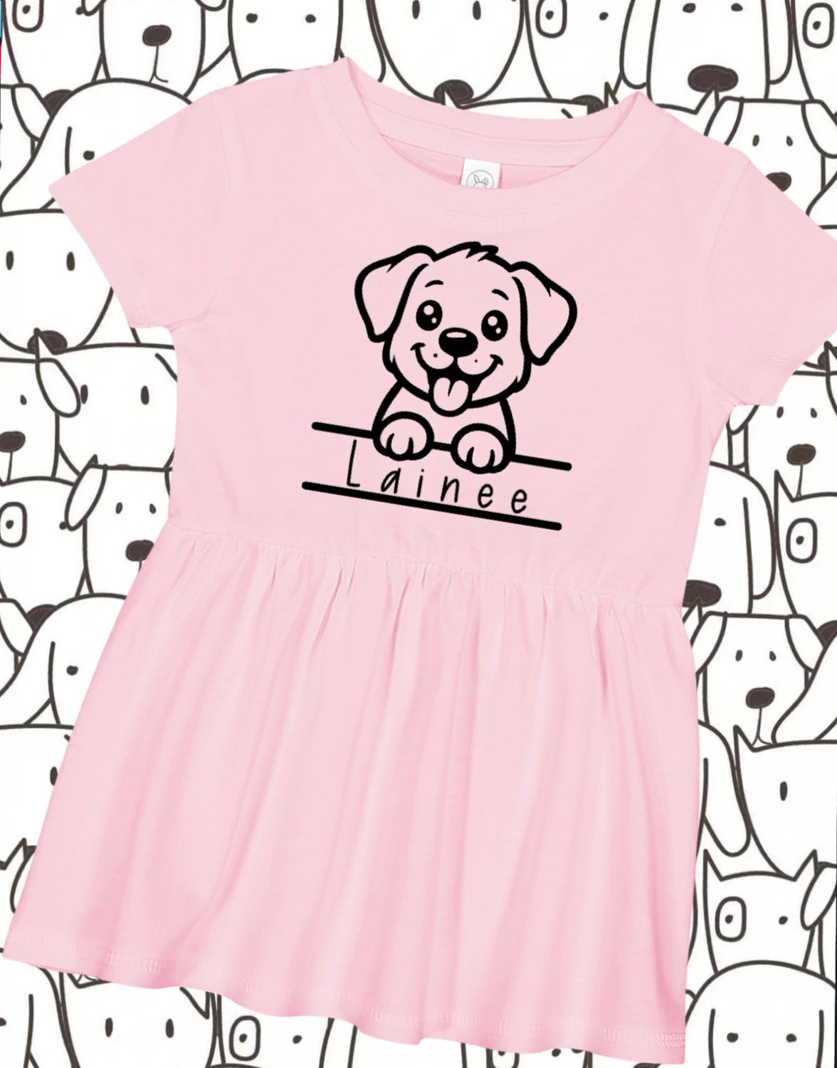 CHILDREN’S PUPPY DRESS
