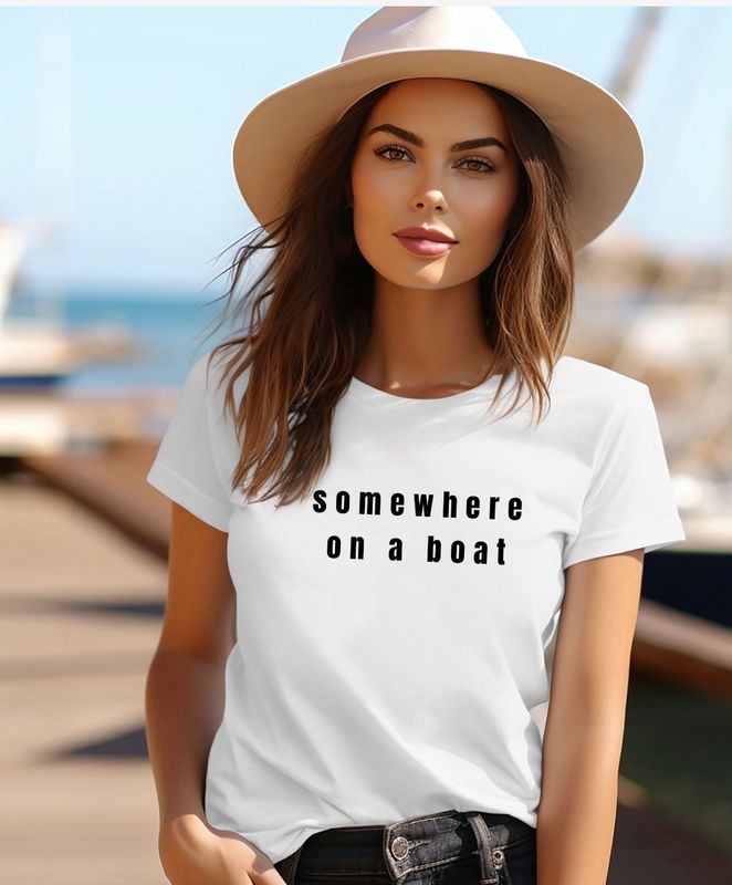 SOMEWHERE ON A BOAT