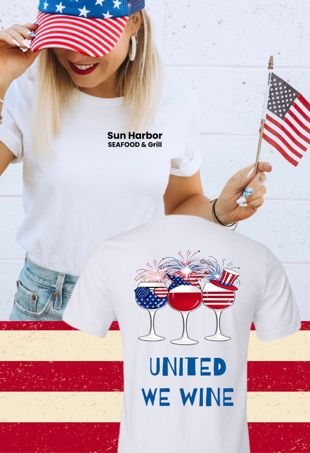 SUN HARBOR PATRIOTIC WINE