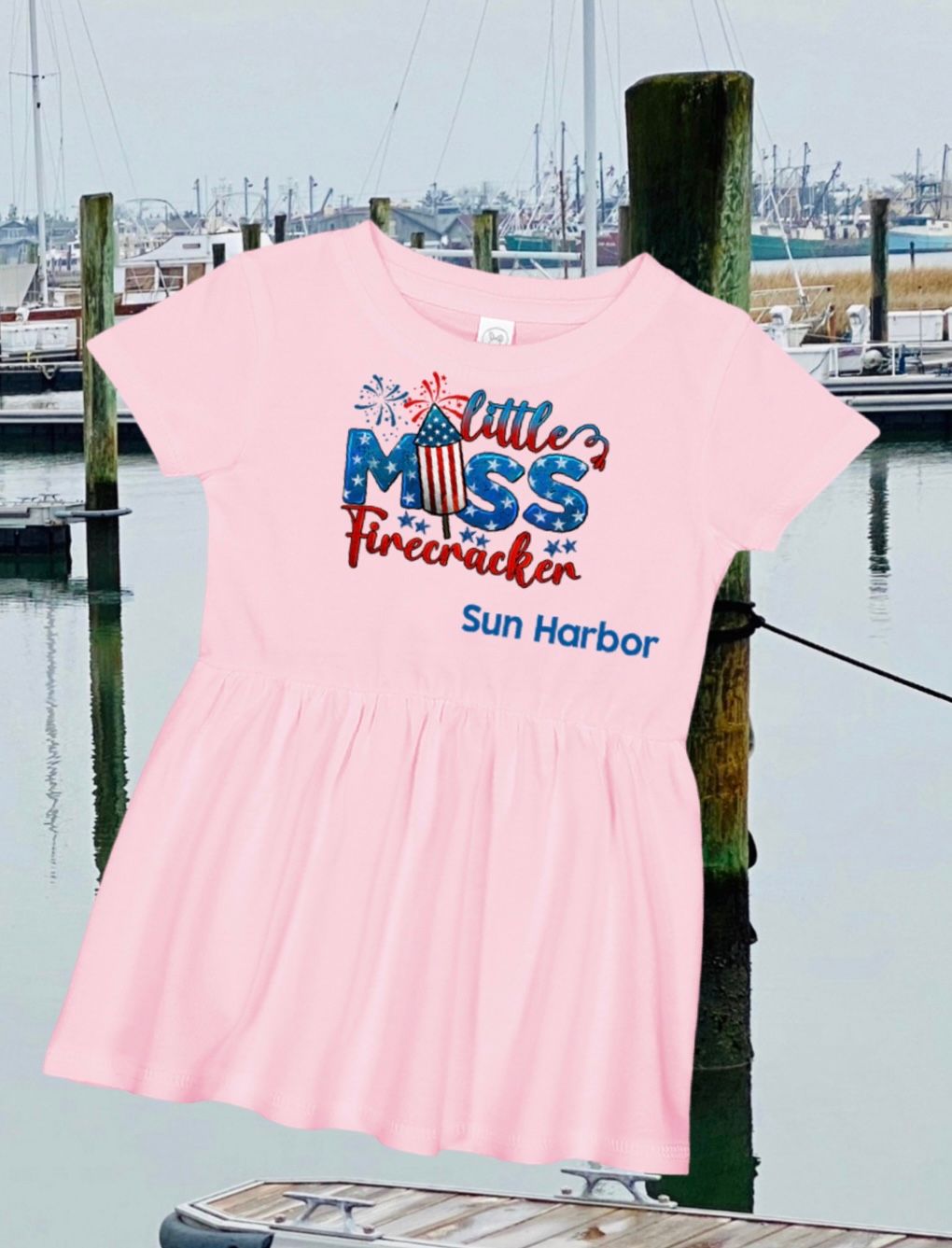 CHILDREN’S  SUN HARBOR DRESS  LIL MISS FIRECRACKER