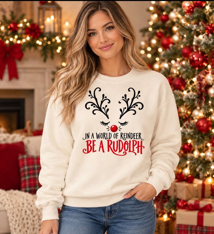IN A WORLD OF REINDEER BE A RUDOLPH