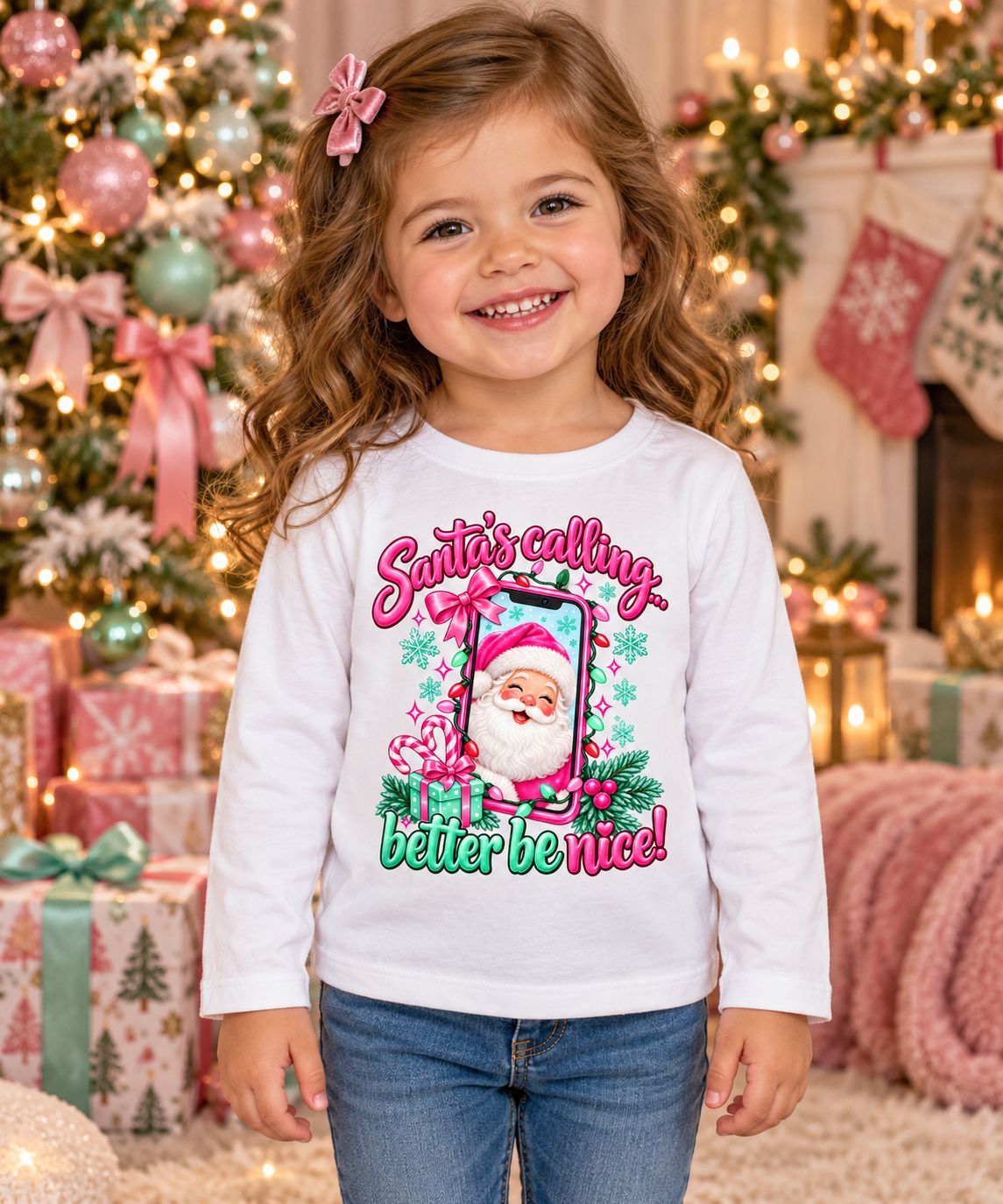 CKC / SANTA’S CALLING / PINK