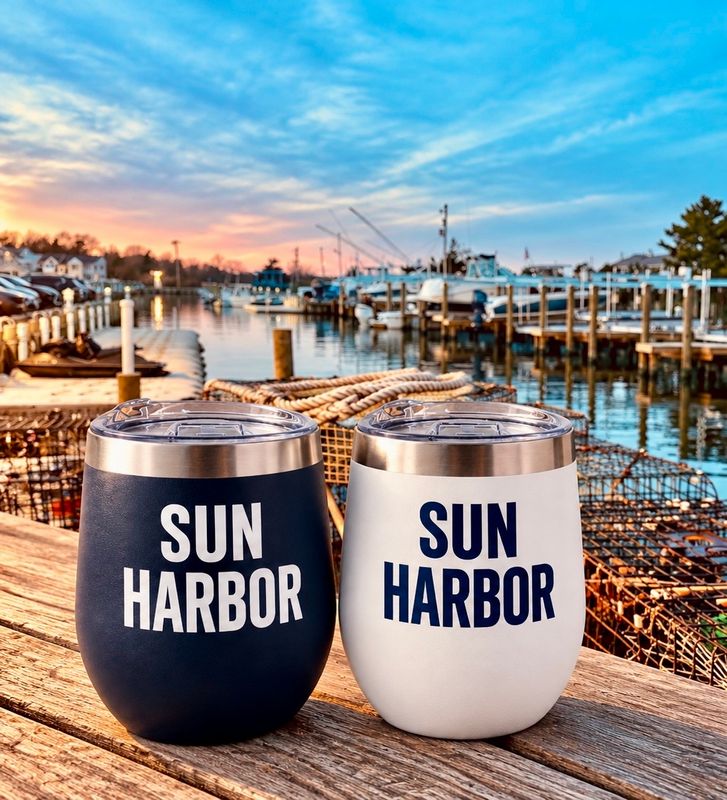 SUN HARBOR 12 OZ TUMBLER