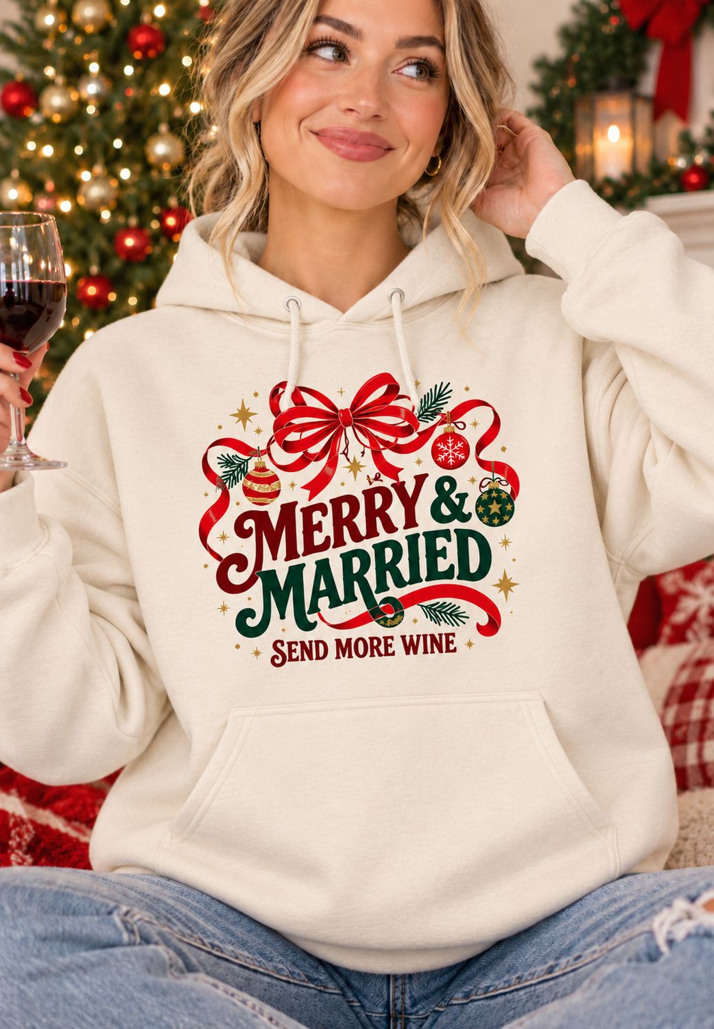MERRY &amp; MARRIED SEND MORE WINE