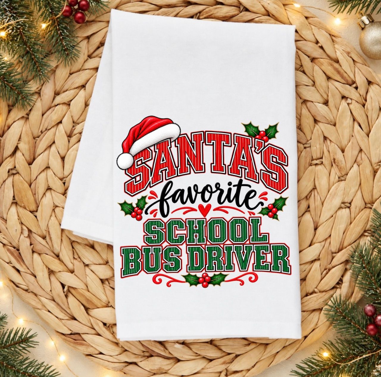 SANTA’S FAVORITE SCHOOL BUS DRIVER