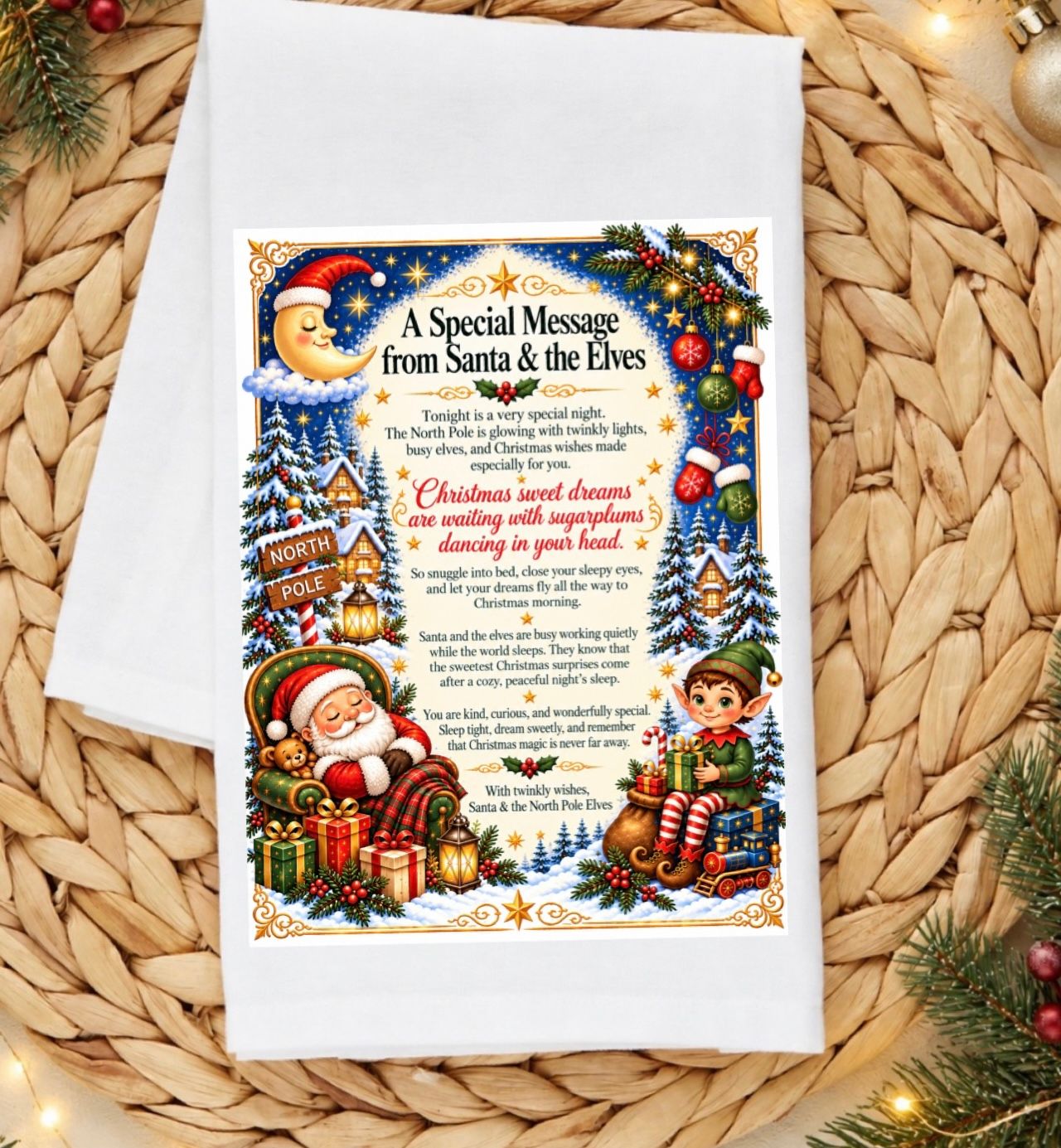 A SPECIAL MESSAGE FROM SANTA AND THE ELVES