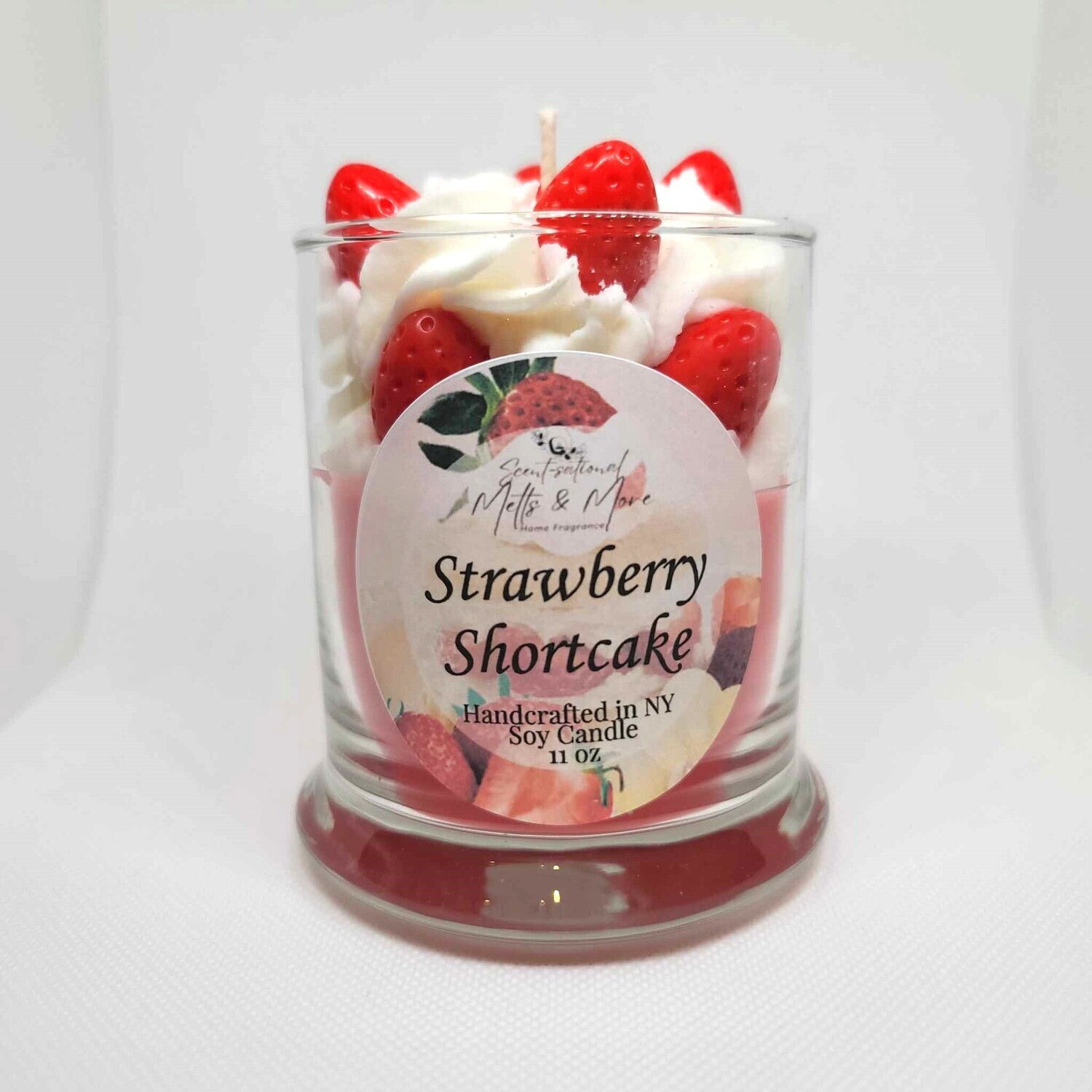 Strawberry Shortcake Dessert Candle