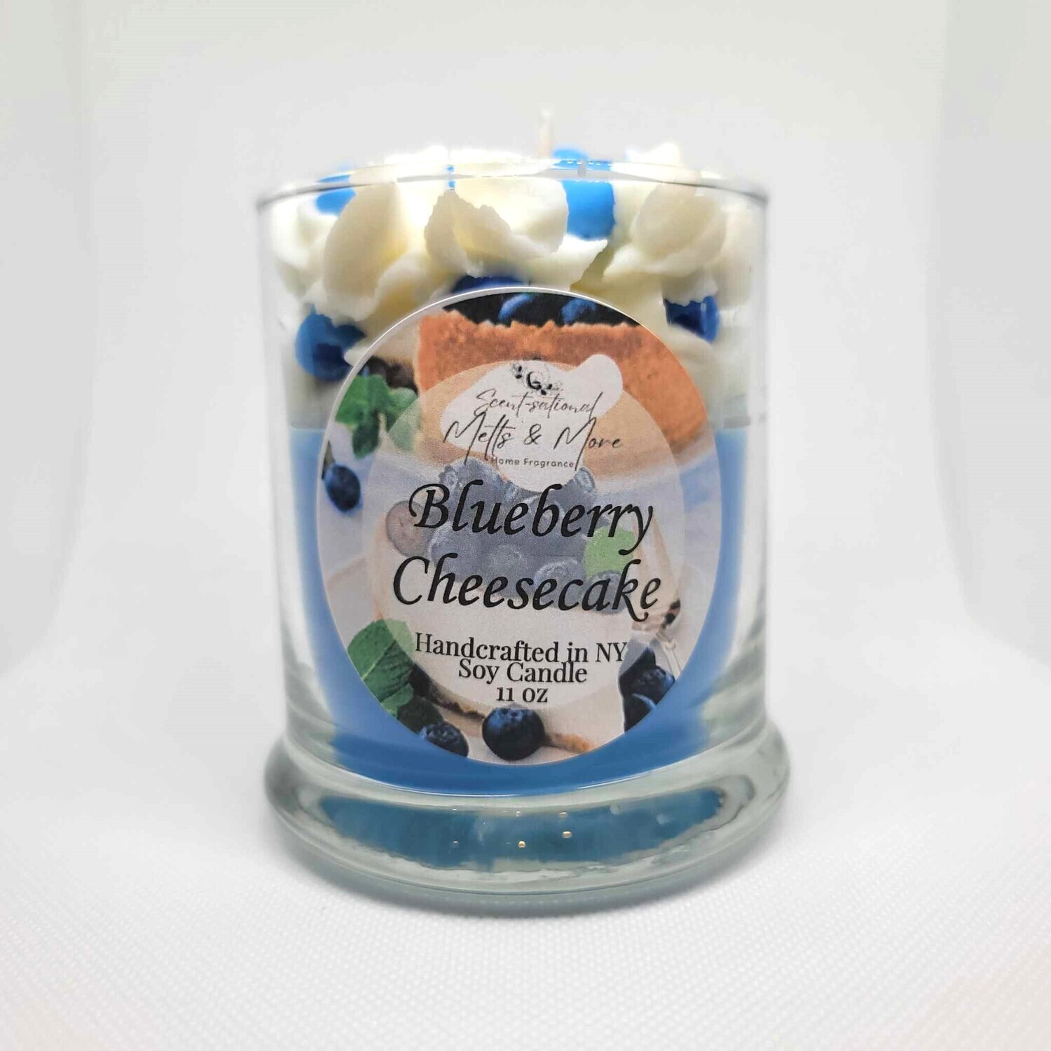 Blueberry Cheesecake Dessert Candle