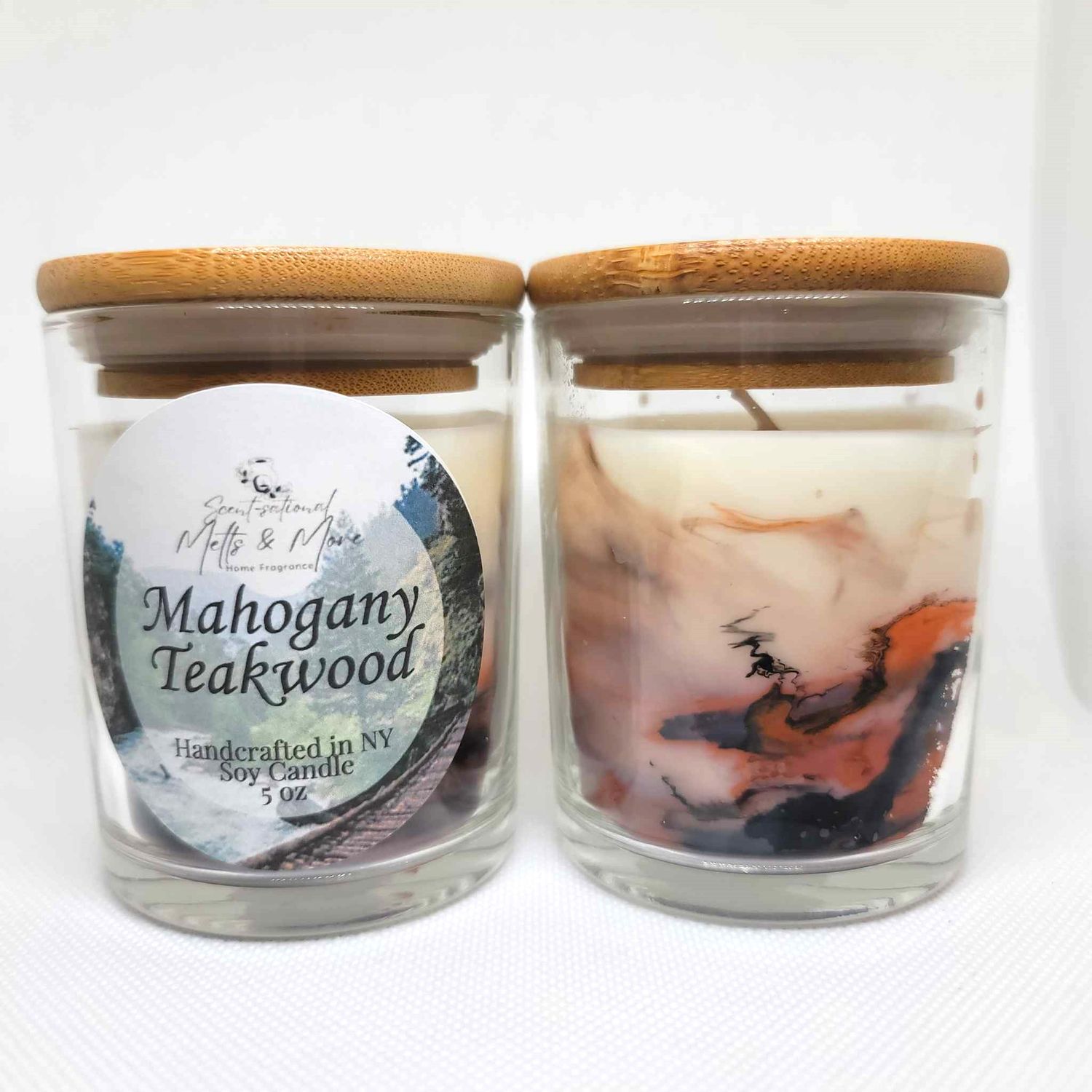 Mahogany Teakwood Candle