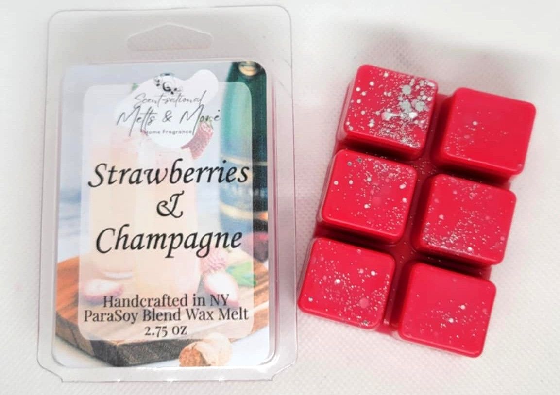 Strawberries &amp; Champagne Wax Melt