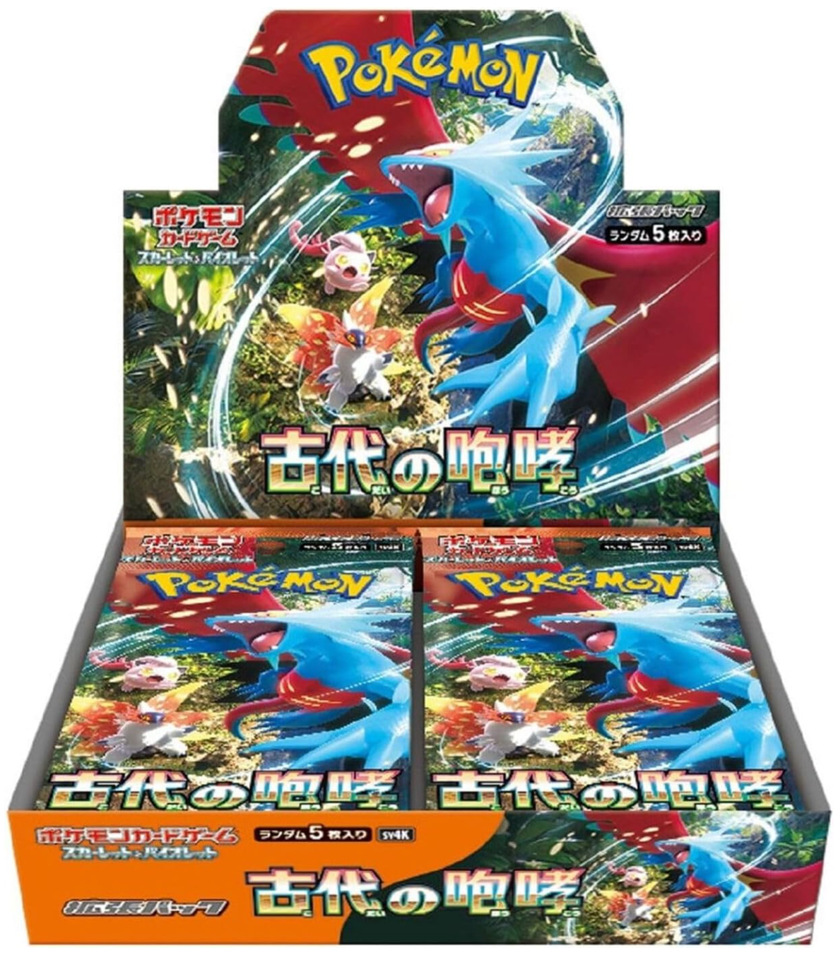 Ancient Roar- Pokémon Cards SV4K Japanese Booster Box (Paradox Rift)