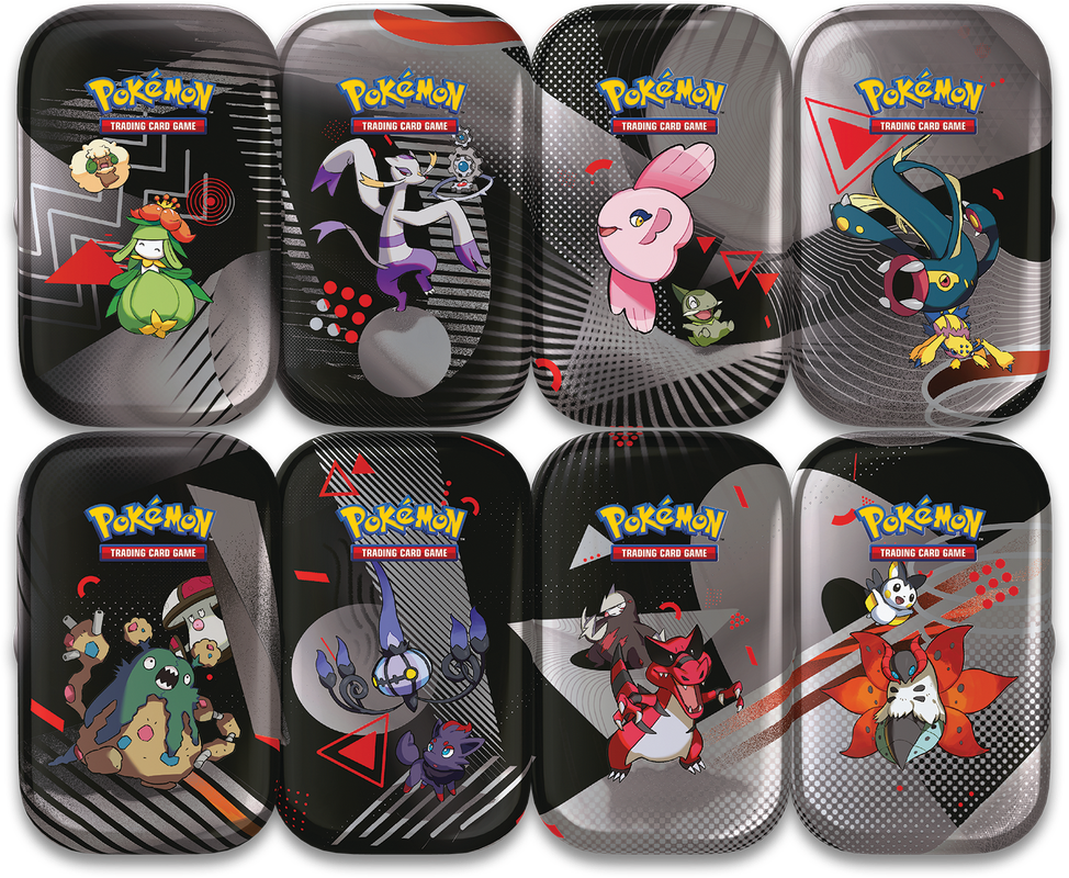 Pokemon SV10.5 Black Bolt and White Flare Unova Tin (1 tin)