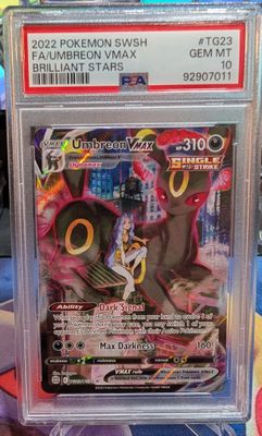 Pokemon Umbreon VMAX - Brilliant Stars TG23 - PSA 10