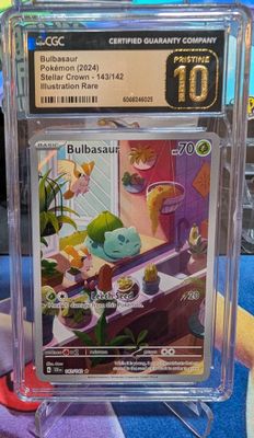 Pokemon Bulbasaur - Stellar Crown #143/142 - CGC Pristine 10