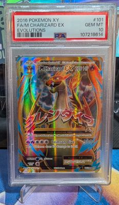 Pokemon M Charizard EX #101 - XY Evolutions - PSA 10