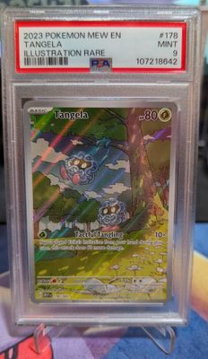 Pokemon Tangela #178/165 - 151 EN - PSA 9