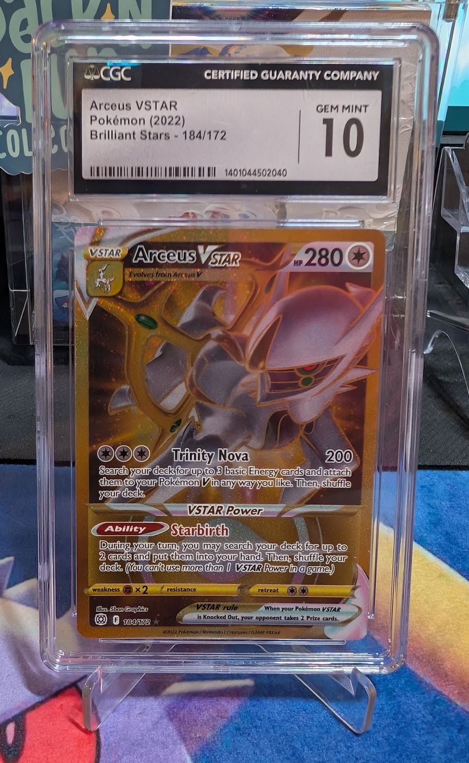 Pokemon Arceus #184/172 - Brilliant Stars - CGC 10