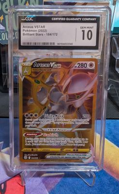 Pokemon Arceus #184/172 - Brilliant Stars - CGC 10