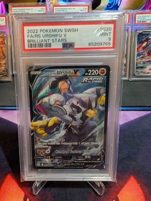 2022 Pokemon SWSH Rapid Strike Urshifu Brilliant Stars #TG20 PSA 9