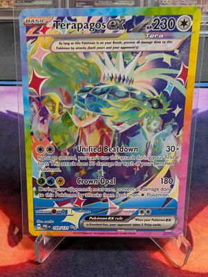 Pokemon Terapagos Ex Prismatic Evolutions #169/131 - ungraded