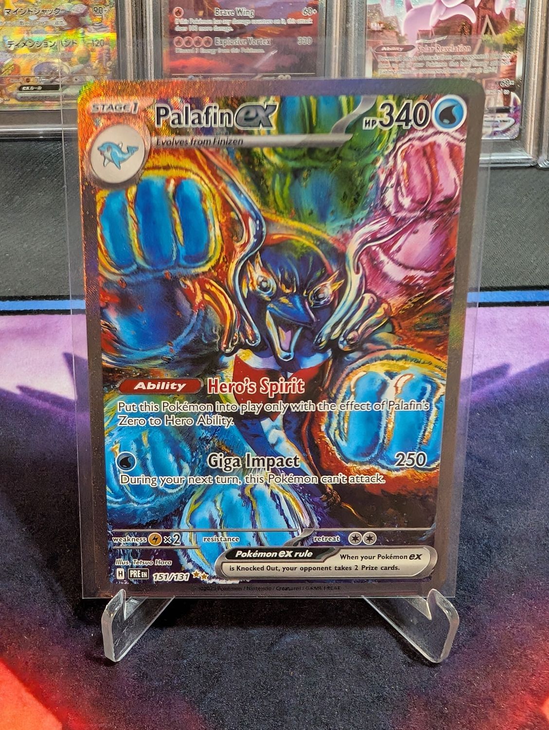 Pokemon Paladin Ex Prismatic Evolutions #151/131 - ungraded
