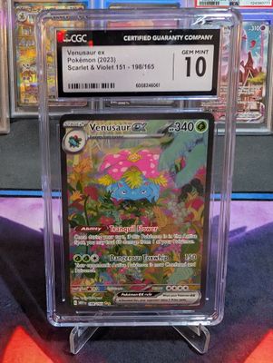 2023 Pokemon 151 Venusaur Ex #198/165 - CGC 10