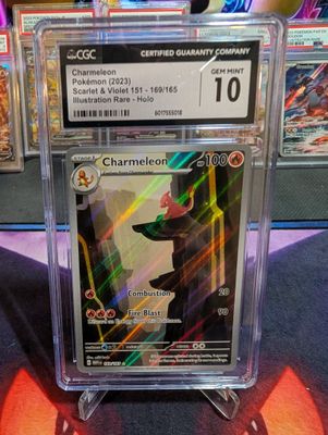 2023 Pokemon 151 Charmeleon #169/165 - CGC 10