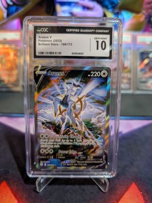 2022 Pokemon Arceus V Brilliant Stars #166/172 - CGC 10