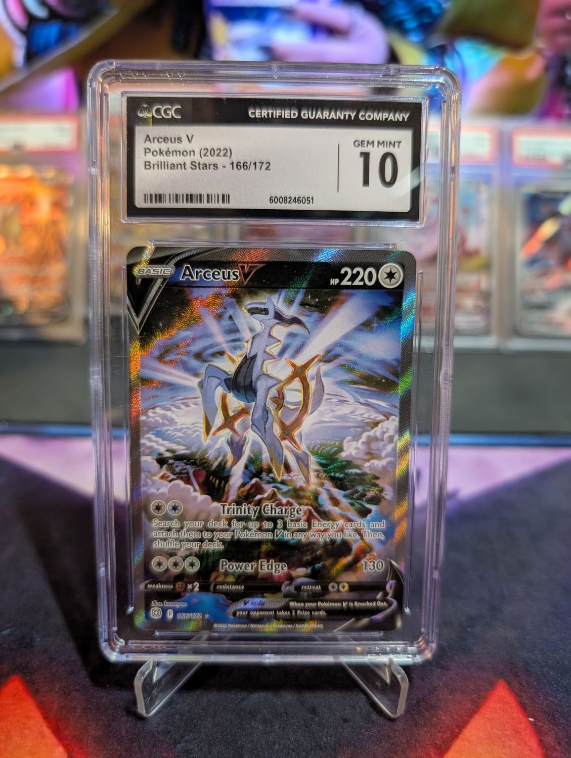 2022 Pokemon Arceus V Brilliant Stars #166/172 - CGC 10