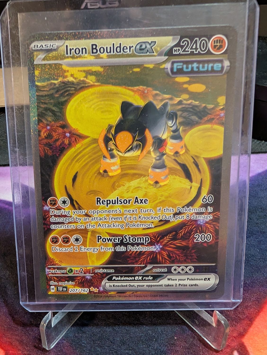 Pokemon Temporal Forces Iron Boulder #207/162 - ungraded