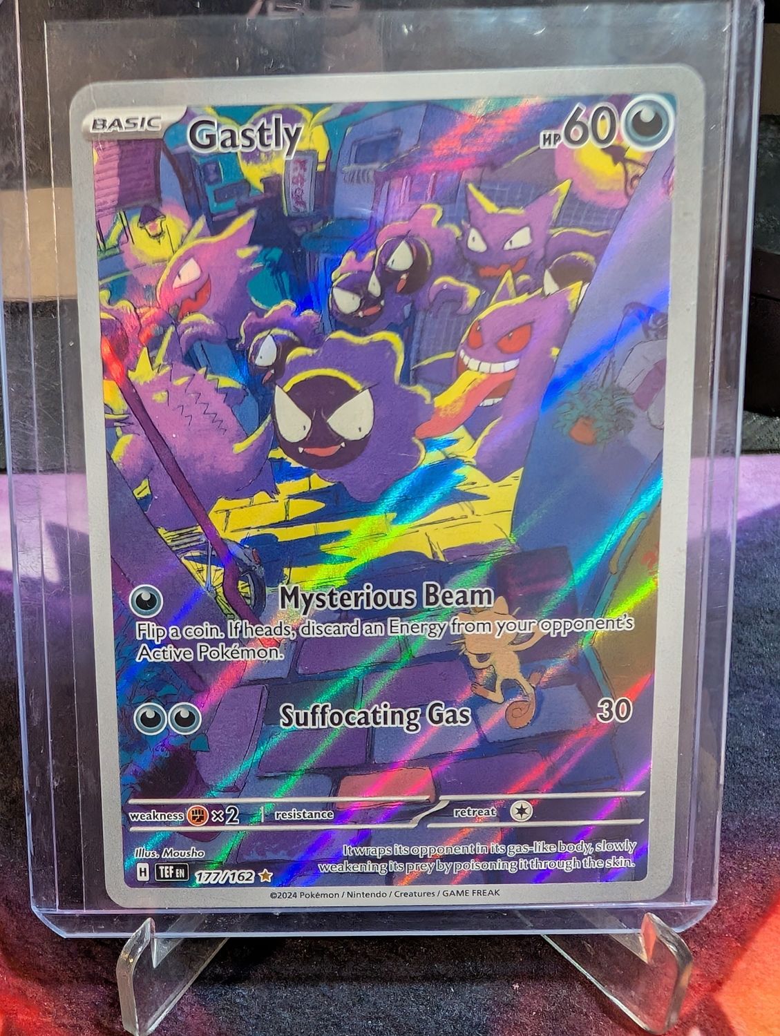 Pokemon Temporal Forces Gastly #177/162 - ungraded