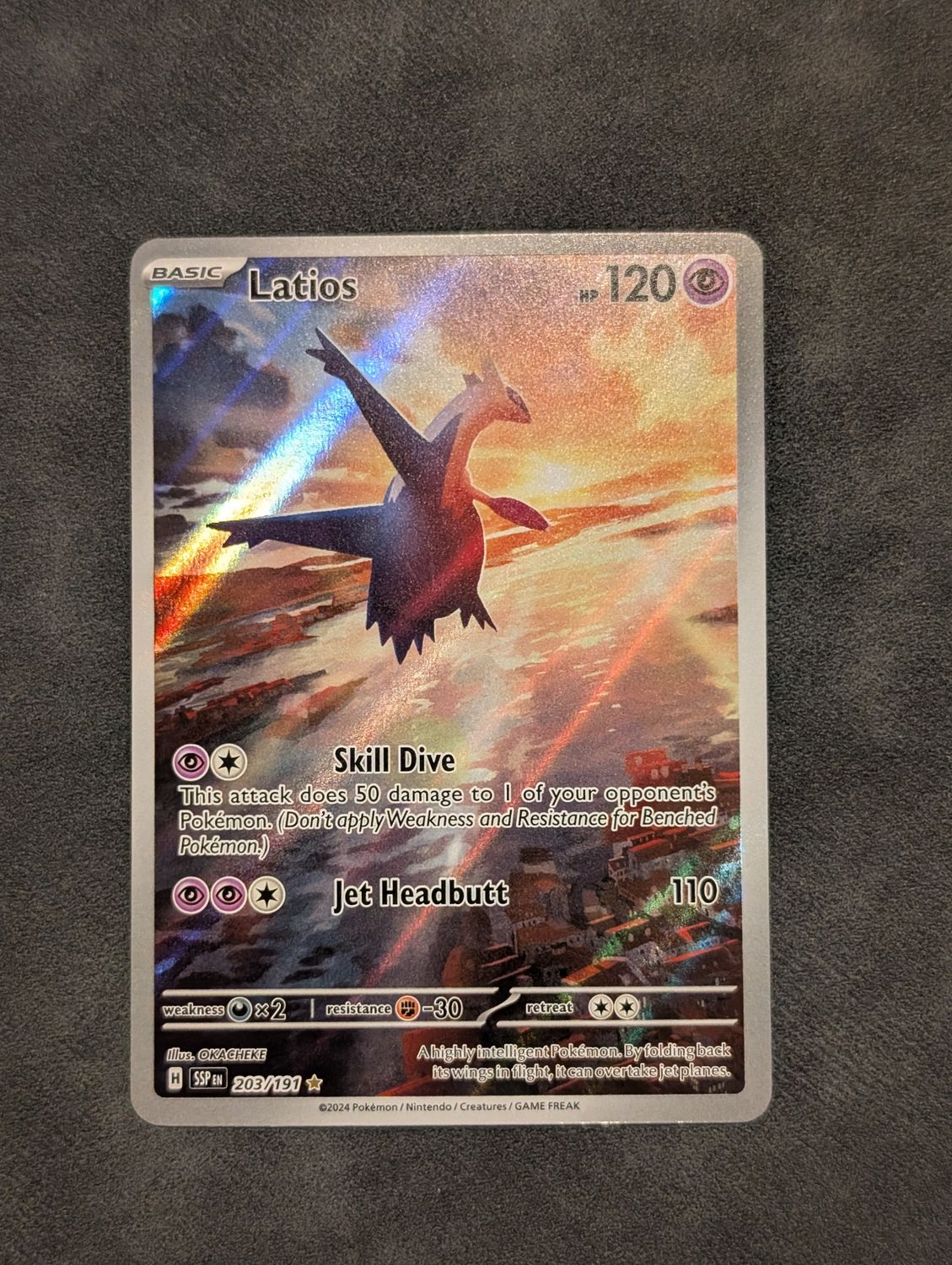 Pokemon Surging Sparks Latios #203/101 - ungraded