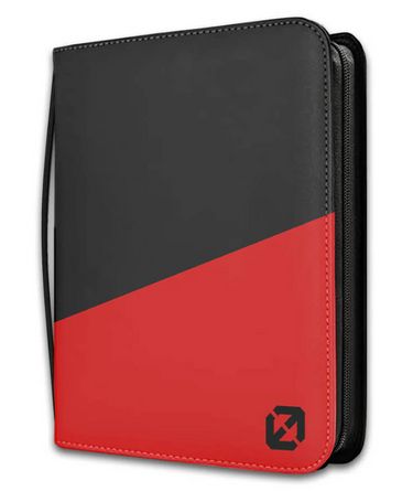 Evoretro Shield+ 3x3 Toploader Binder - red and black