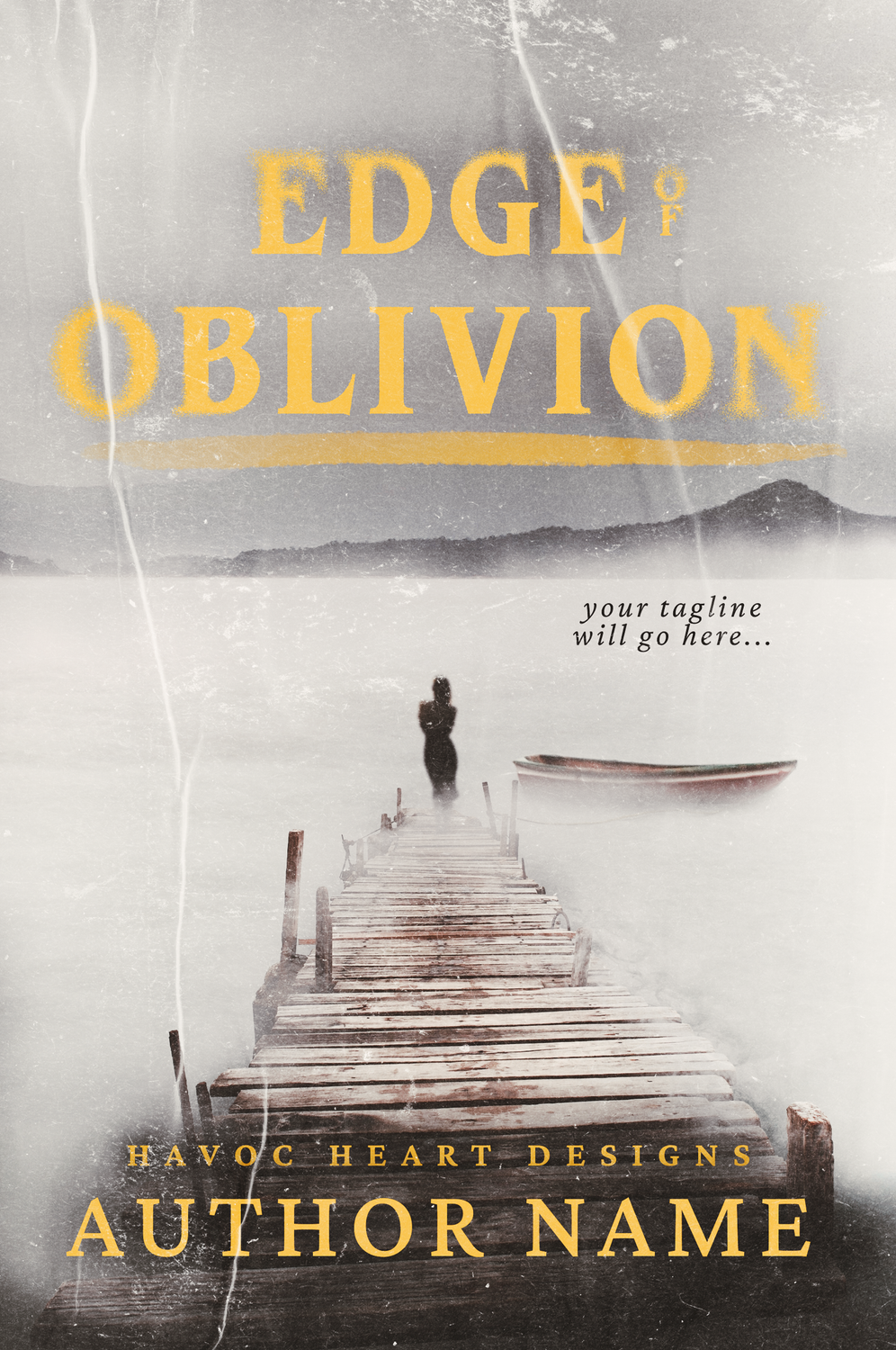 Edge of Oblivion Premade Paperback Wrap