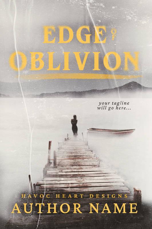 Edge of Oblivion Premade Paperback Wrap