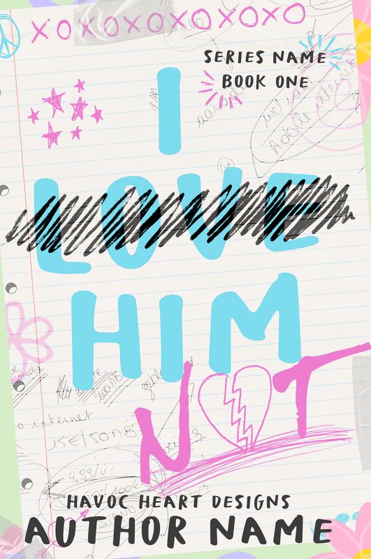 I Love Him Not Premade Paperback Wrap