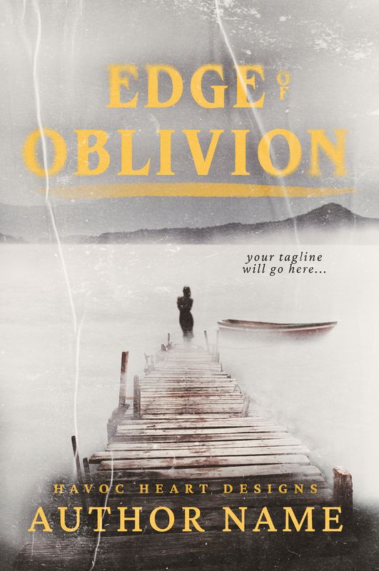 Edge of Oblivion Premade Paperback Wrap
