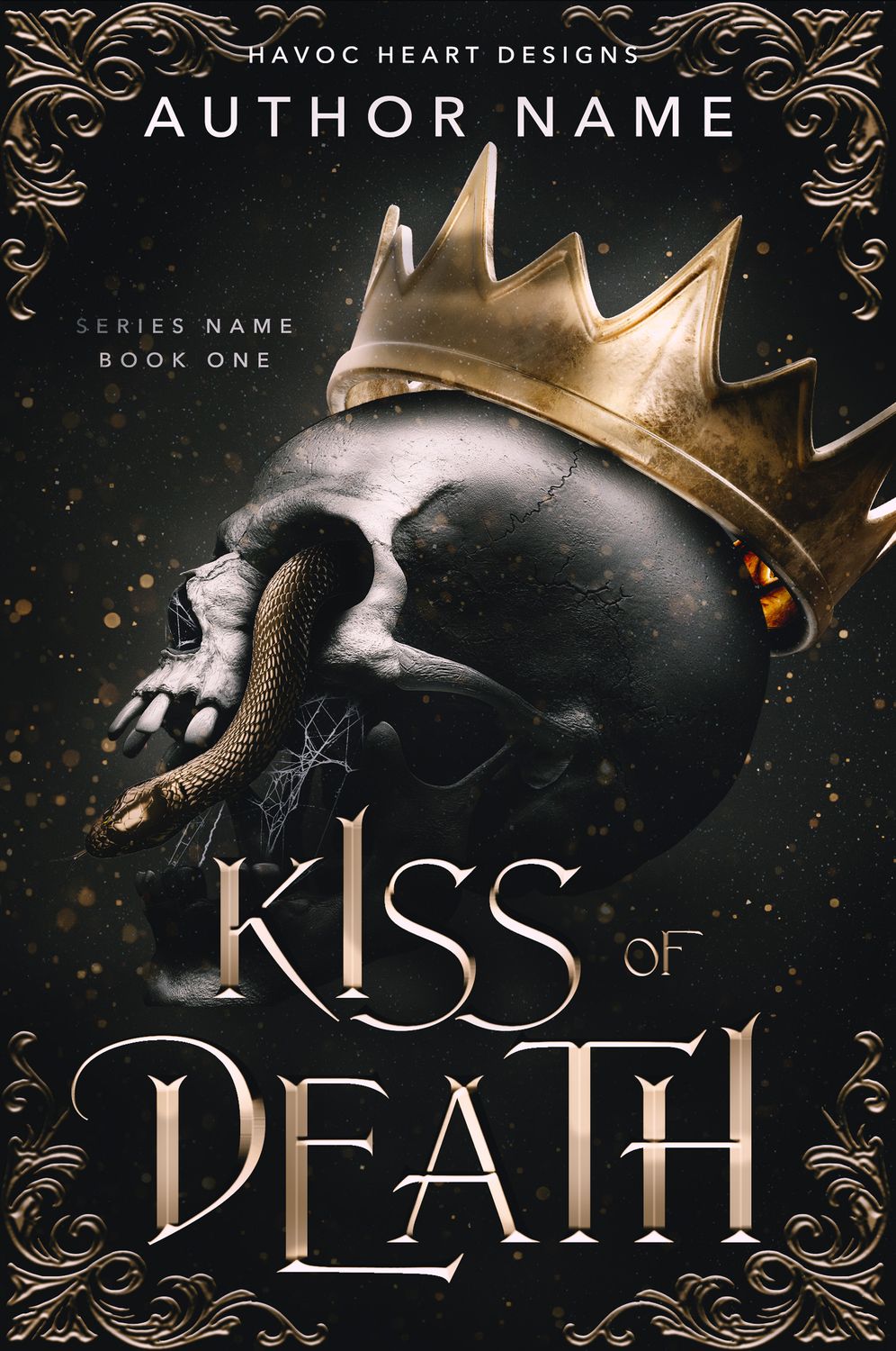 Kiss of Death Premade Paperback Wrap