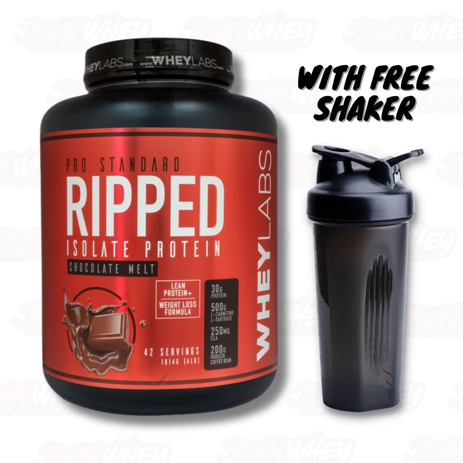 Wheylabs Pro Standard Ripped Isolate Protein 4LBS