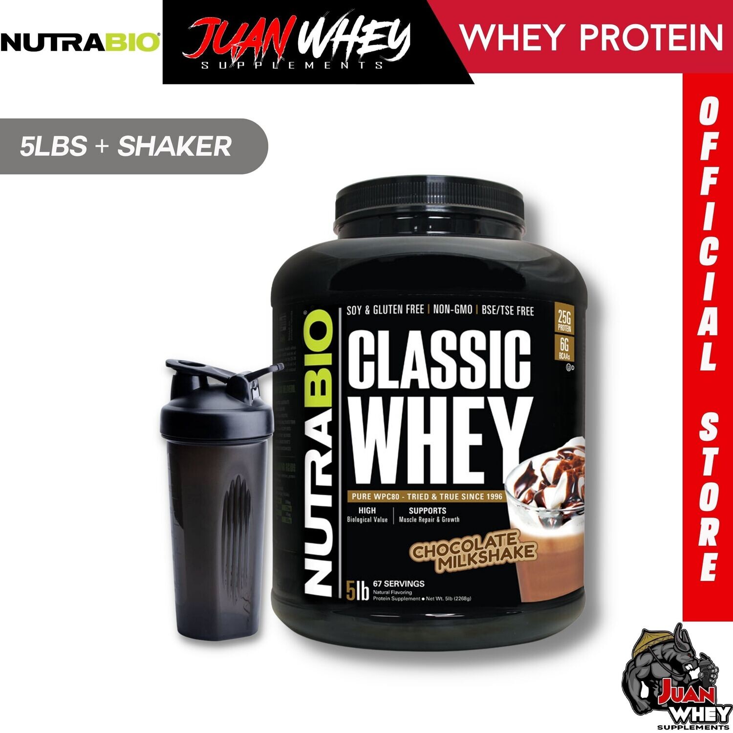 Nutrabio Classic Whey 5LBS