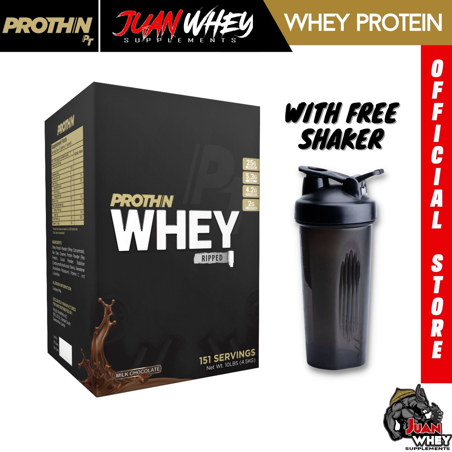 Prothin Whey Ripped 151 servings